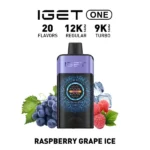 IGET ONE 12000 Puffs – Raspberry Grape Ice