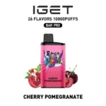 IGET BAR PRO 10,000 Puffs – Cherry Pomegranate