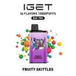 IGET BAR PRO 10,000 Puffs – Fruity Skittles