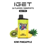 IGET BAR PRO 10,000 Puffs – Kiwi Pineapple