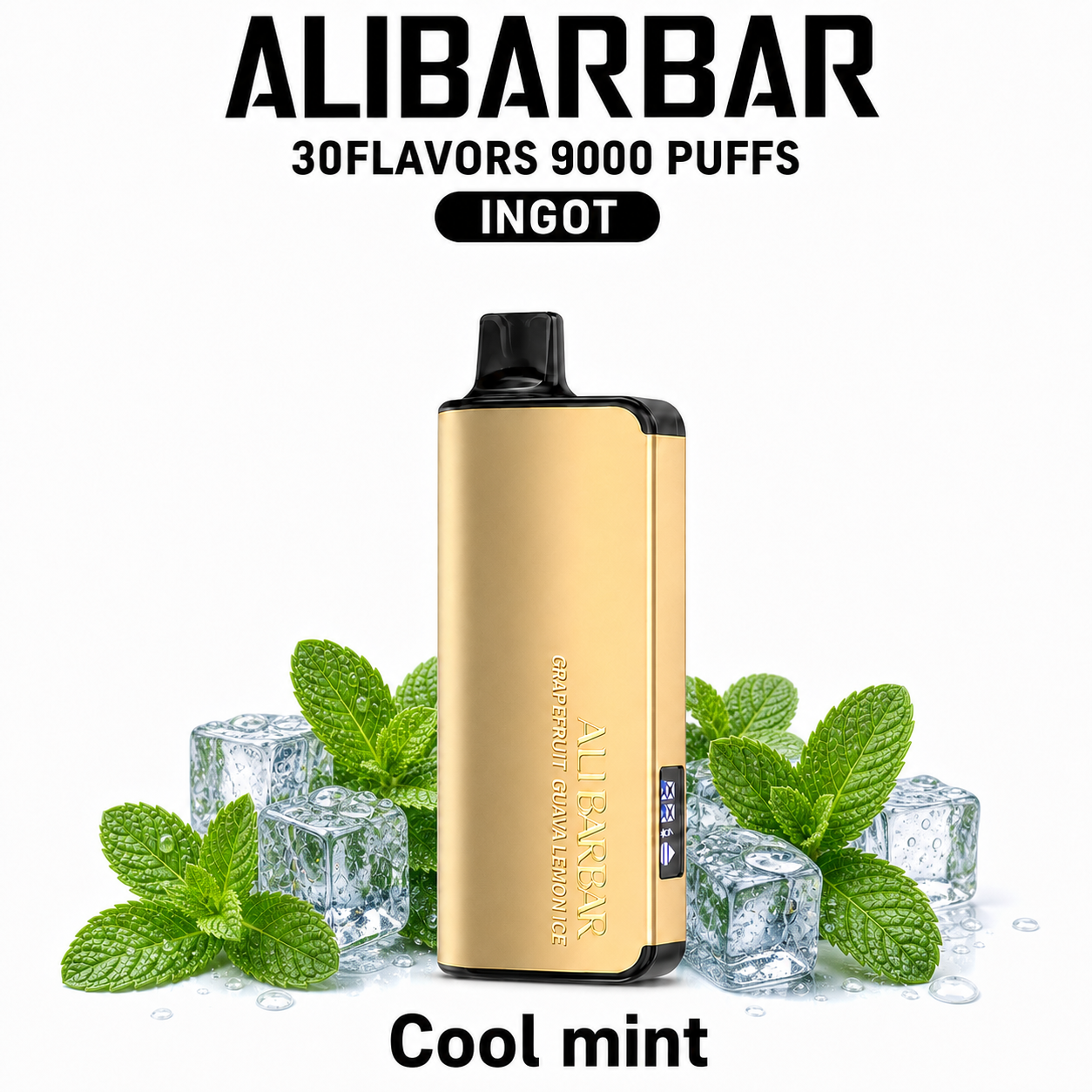 alibarbar-cool-mint ALIBARBAR INGOT 9000 — Cool Mint - Image 1