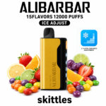 ALIBARBAR ICE ADJUST 12000 Puffs – skittles
