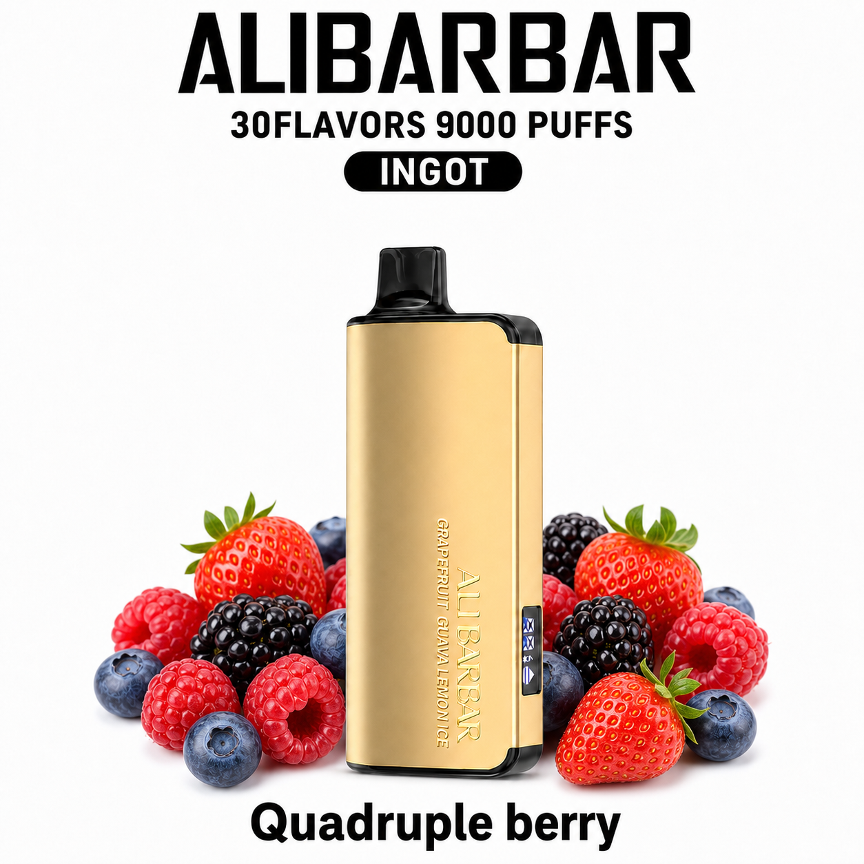 alibarbar-quadruple-berry ALIBARBAR INGOT 9000 — Quadruple Berry - Image 1