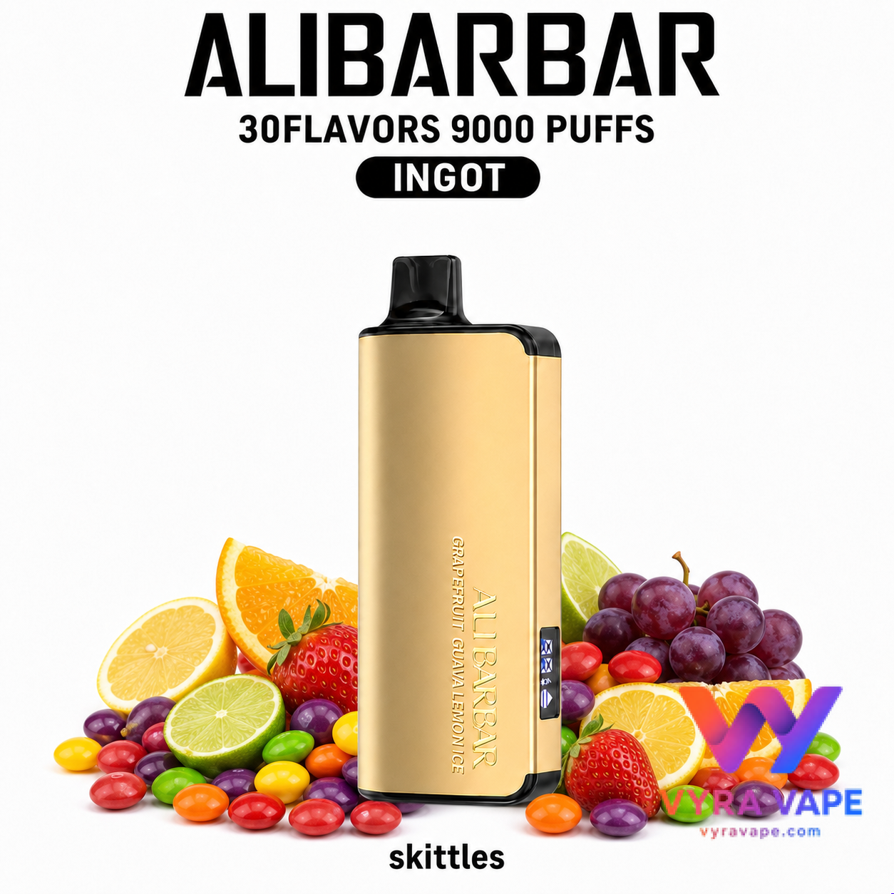 alibarbar-skittles ALIBARBAR INGOT 9000 — Skittles - Image 1