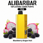 ALIBARBAR TEQ 12000 Puffs – Blackberry Dragon Fruit