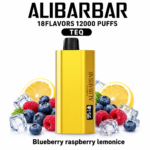 ALIBARBAR TEQ 12000 Puffs – Blueberry Raspberry Lemon Ice
