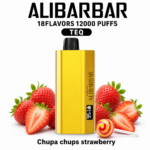 ALIBARBAR TEQ 12000 Puffs – Chupa Chups Strawberry