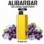 ALIBARBAR TEQ 12000 Puffs – Grape Ice