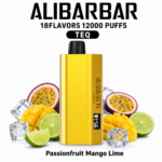 ALIBARBAR TEQ 12000 Puffs – Passionfruit Mango Lime