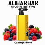 ALIBARBAR TEQ 12000 Puffs – Quadruple Berry