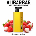 ALIBARBAR TEQ 12000 Puffs – Strawberry Lychee