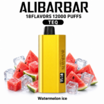 ALIBARBAR TEQ 12000 Puffs – Watermelon Ice