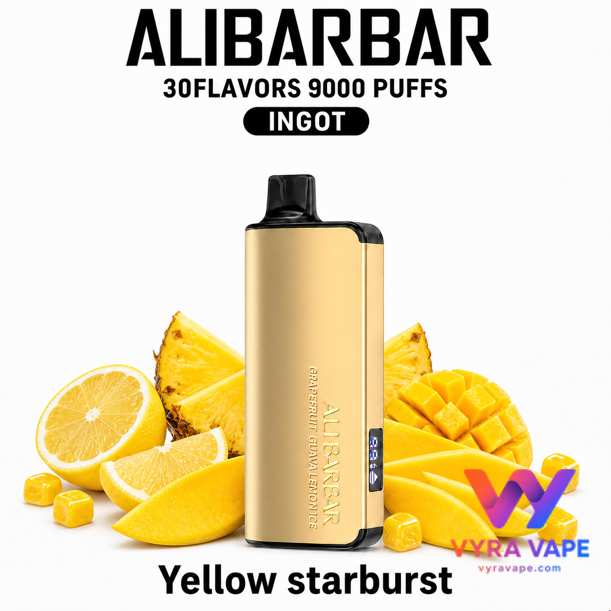 alibarbar-yellow-starburst ALIBARBAR INGOT 9000 — Yellow Starburst - Image 1