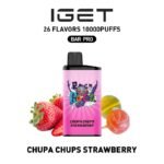 IGET BAR PRO 10,000 Puffs – Chupa Chups Strawberry