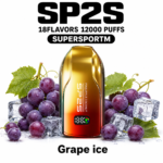 SP2S SUPERSPORT M 12000 Puffs – Grape Ice