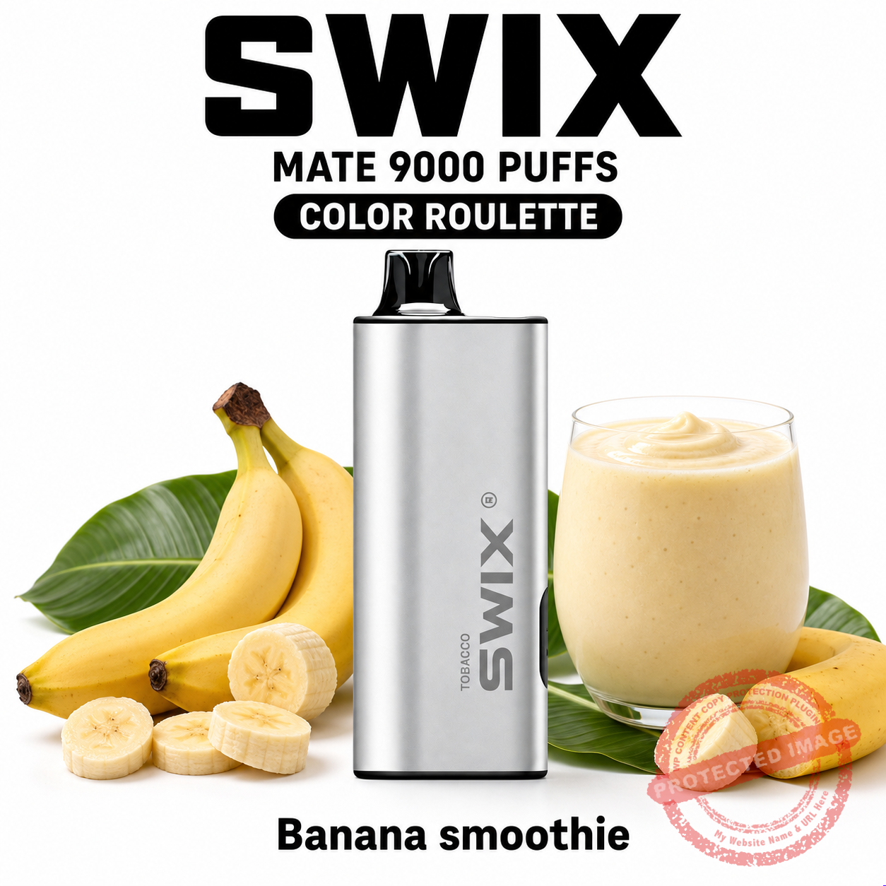 swix-color-roulette-banana-smoothie SWIX MATE 9000 Puffs – Banana Smoothie - Image 1
