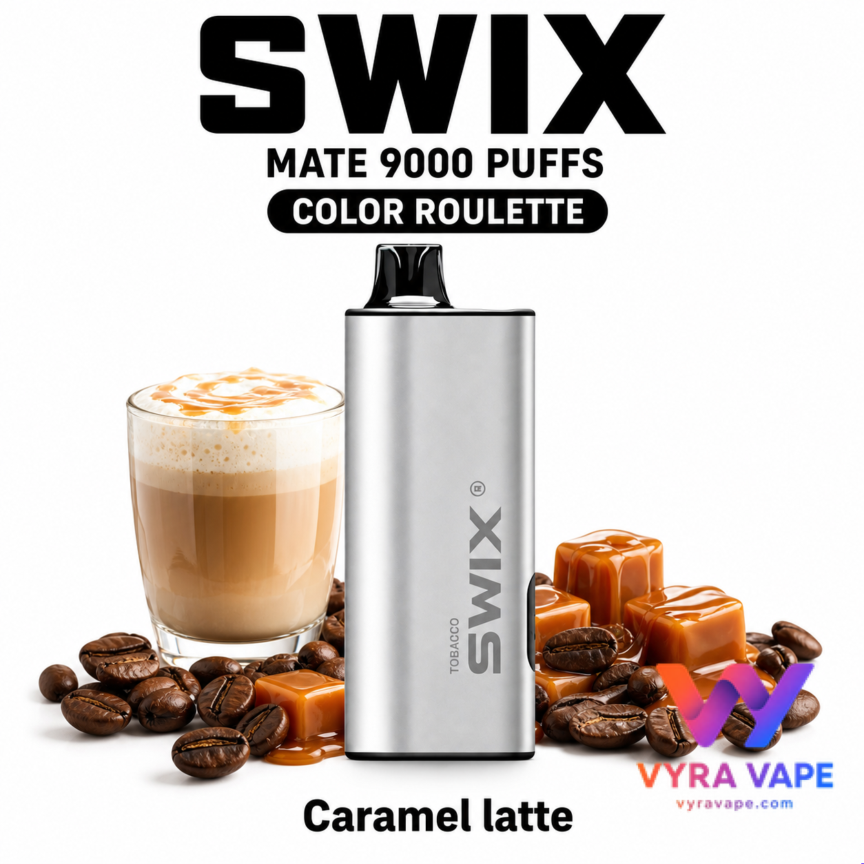 swix-color-roulette-caramel-latte SWIX MATE 9000 Puffs – Caramel Latte - Image 1