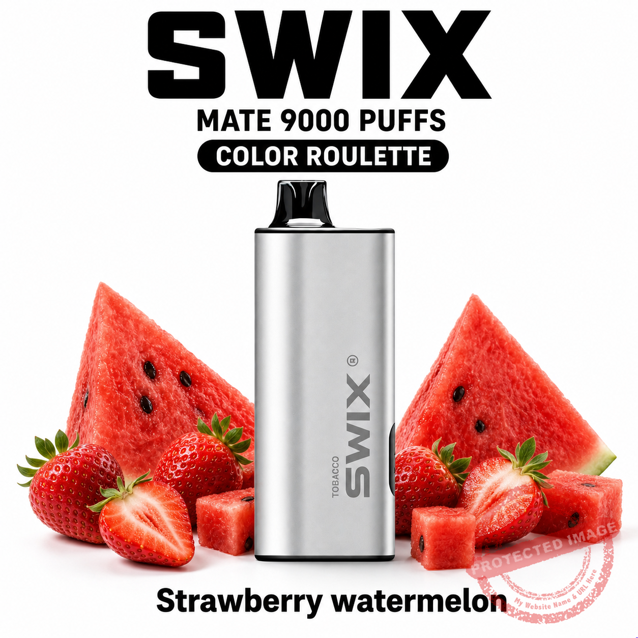 swix-color-roulette-strawberry-watermelon SWIX MATE 9000 Puffs – Strawberry Watermelon - Image 1