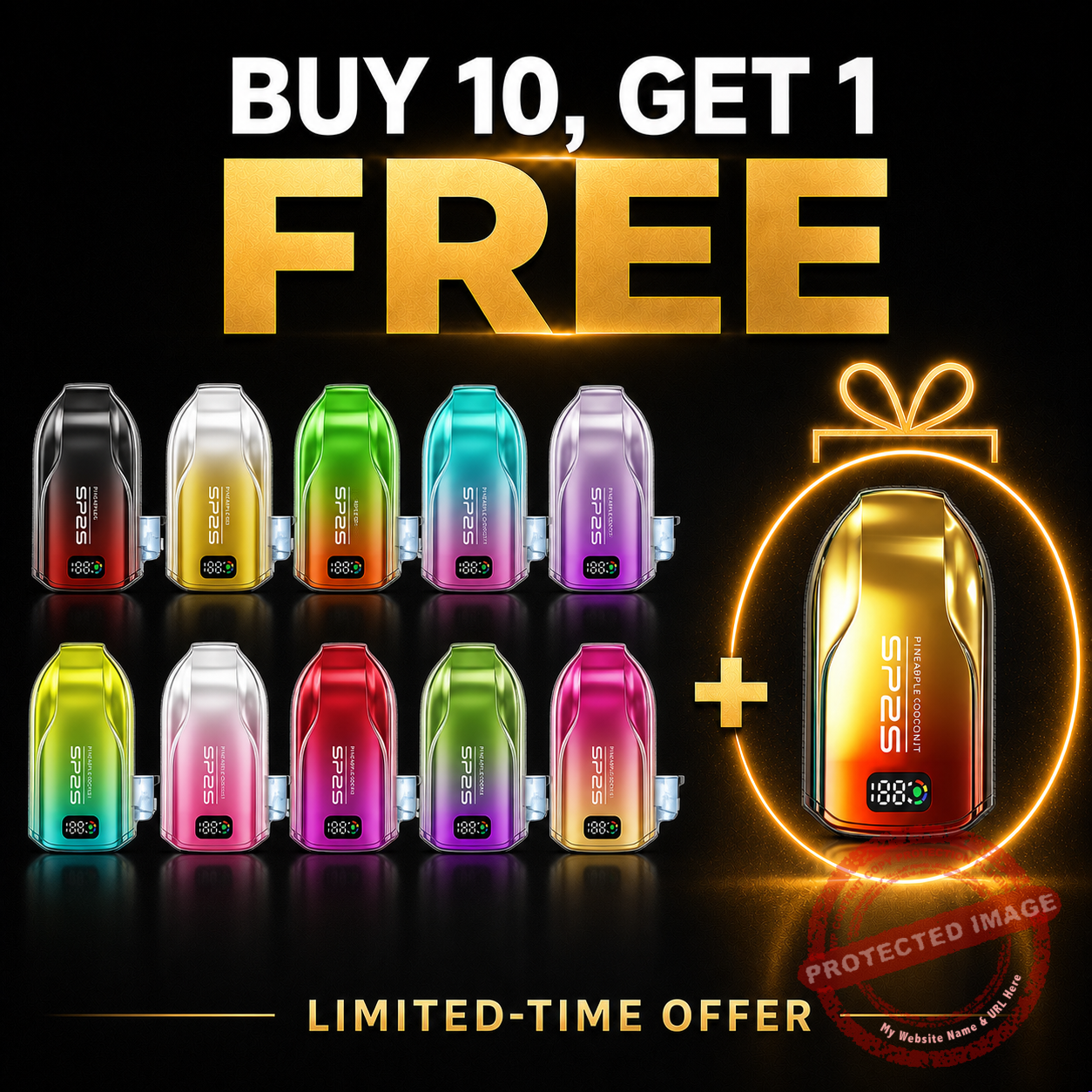 buy-10-flavors-get-sp2s-gift SP2S SUPERSPORT M 12000 Puffs — Buy 10 Get 1 Free - Image 1