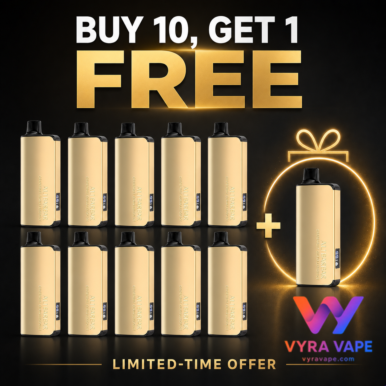 buy-10-get-1-free-promo ALIBARBAR INGOT 9000 — Buy 10 Get 1 Free - Image 1