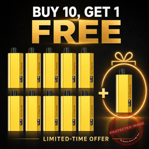 ALIBARBAR TEQ 12000 Puffs — Buy 10 Get 1 Free